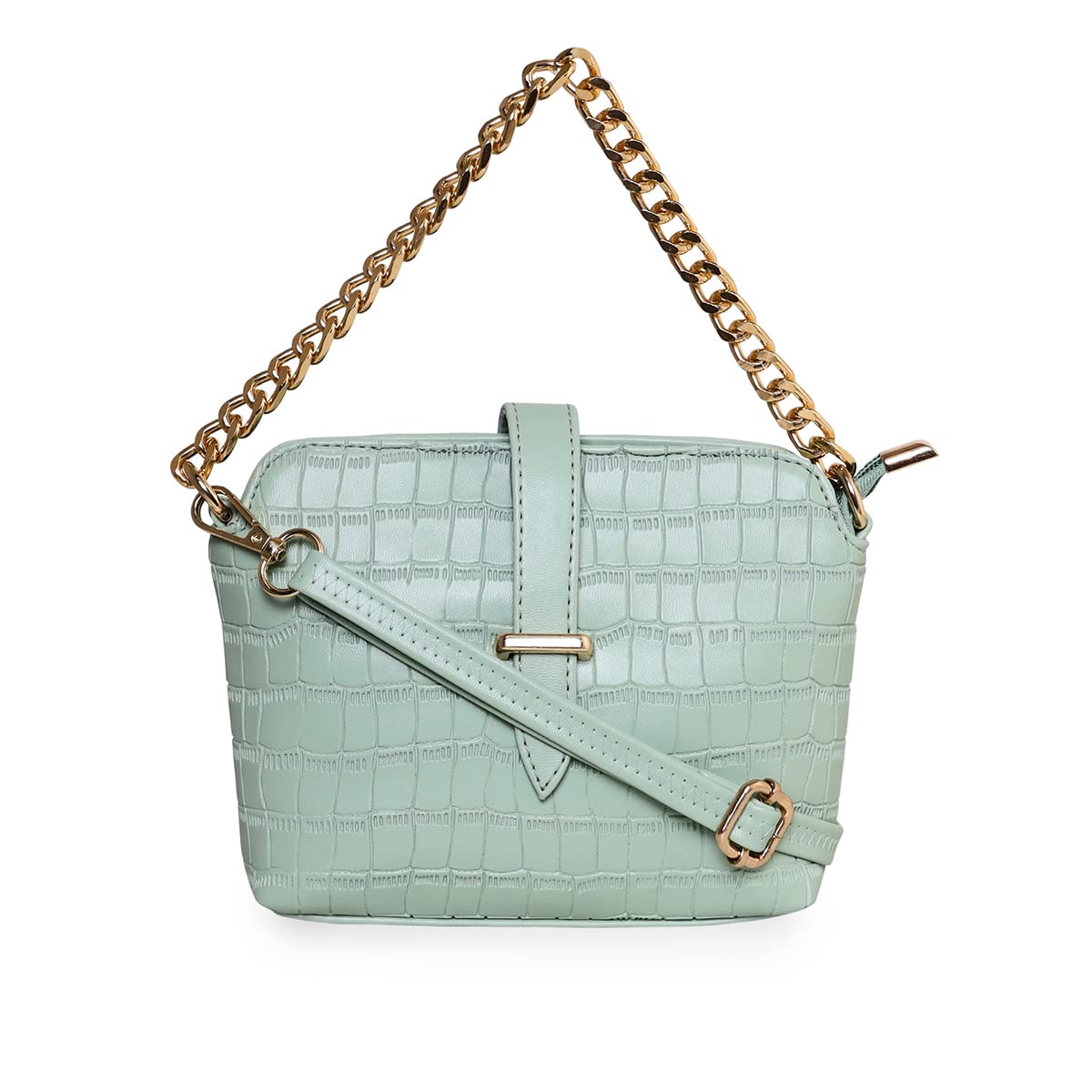 ESBEDA Pista Color Croco Emboss Mini Sling Bag For Women (B0BYS6YMVR) Amazon Price History, Amazon Price Tracker