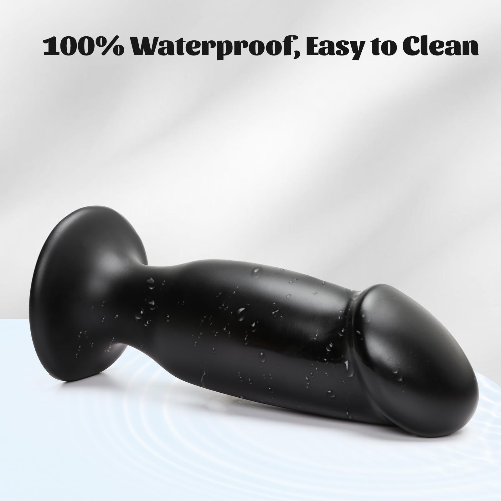 Super Long Thick Anal Butt Plug Trainer Sex Toys, 10.2 Inch Large Butt Plug Thread Anal Plug Big Anal Dildos Anus Dilator Anal Sex Toy for Adult Men Women Couples Prostate Massage Advanced Anal Play: Black