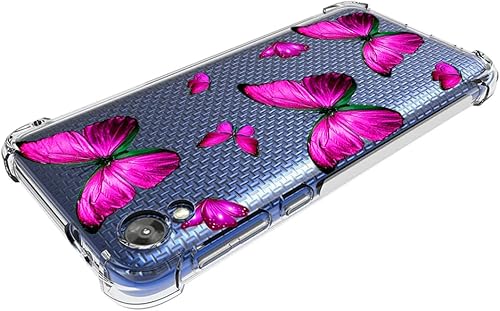 Miniatura 18 de Funda para Moto E6, Motorola E6 XT2005DL Linda Caso, Transparente Flexible Bumper TPU Suave Goma Silicona Funda para Motorola Moto E6