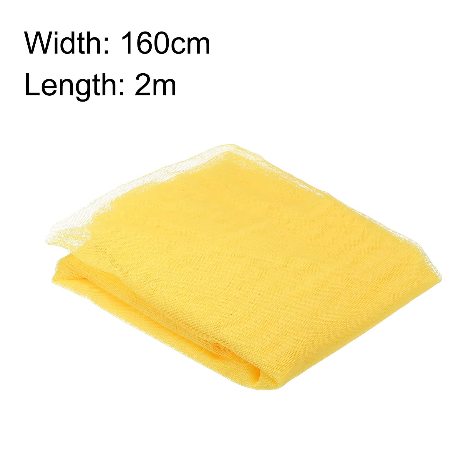 PATIKIL 160cm/62.4inch Mesh Fabric Slightly Stretchy for Netting Bag Backpack Pocket, Curtains, Headdress, DIY - Image 2