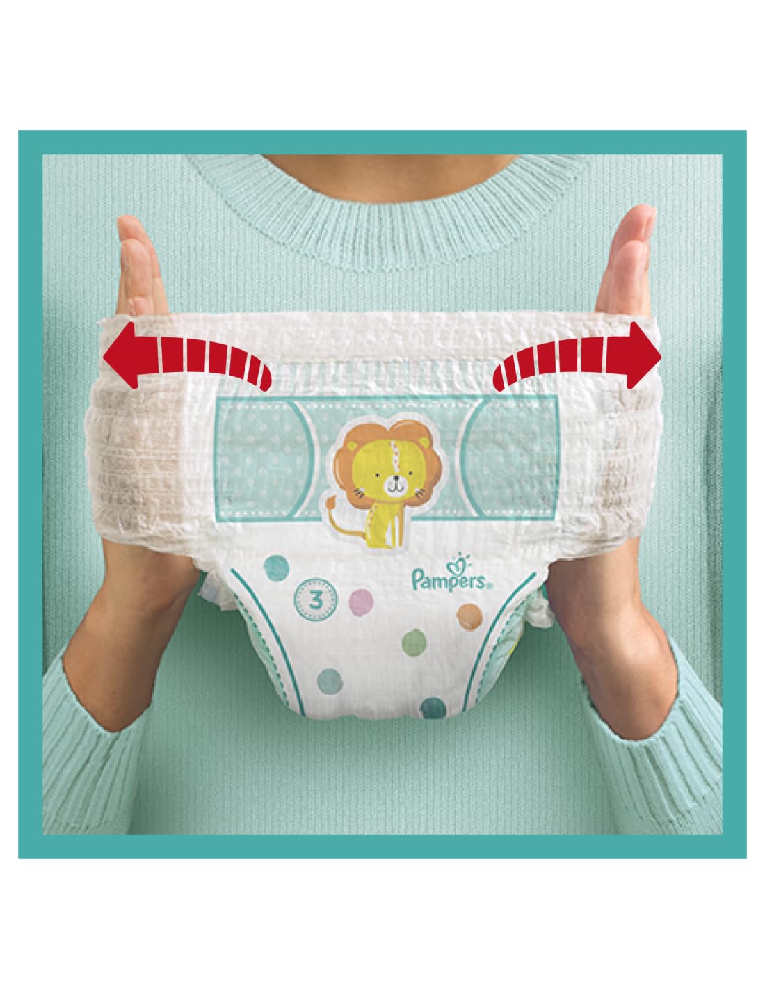 Pampers Pañales jumbo talla 8, 96 piezas, más de 19 kg
