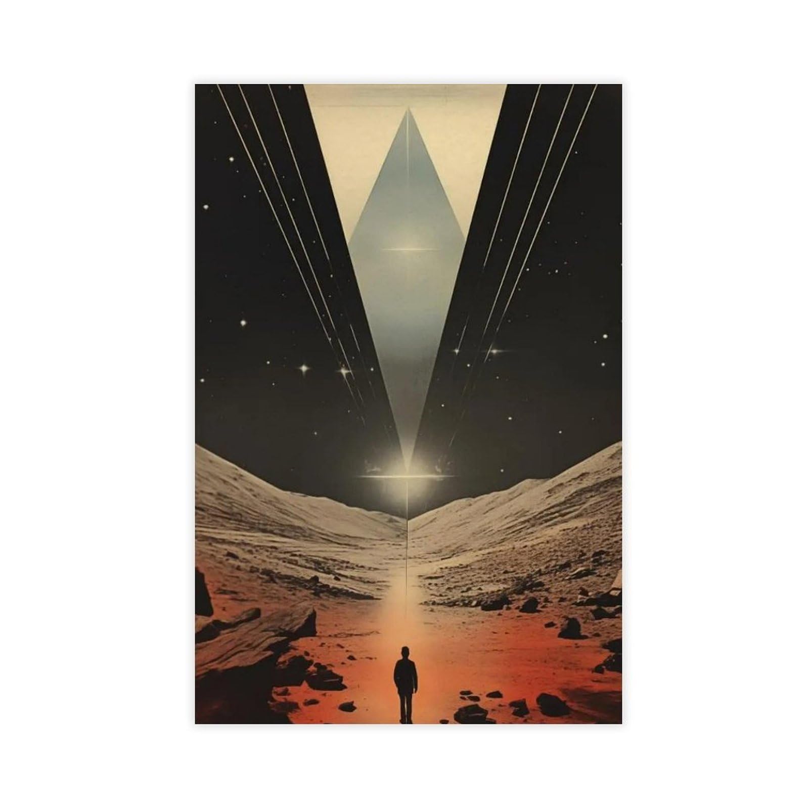 QITUBVAF Stargate MinimalistCanvas Poster Bedroom Decor Landscape Office Room Decor Gift 24x36inch(60x90cm)