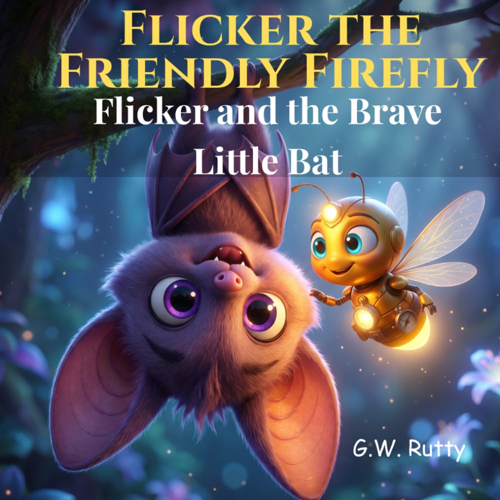 Flicker the Friendly Firefly: Flicker and the Brave Little Bat (The Adventures of Flicker the Friendly Firefly)
