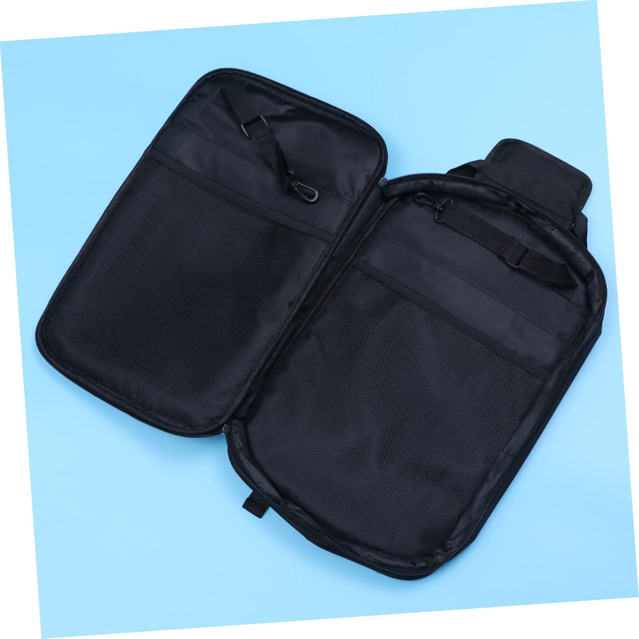 Mochila para Baquetas 1 unidad Negra de Pvc Asas Dobles
