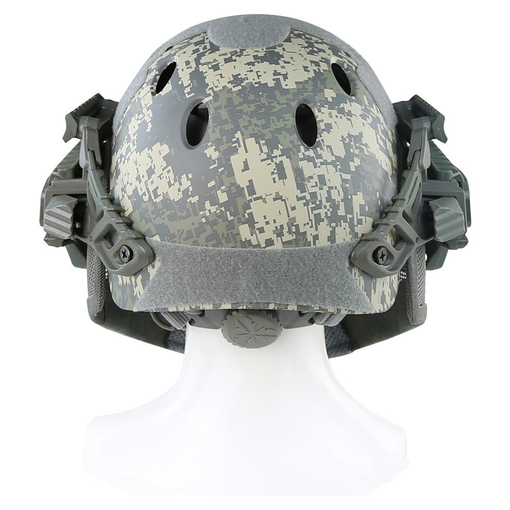 Kask Taktyczny PJ Fast Paintball, Maska ​​pełnotwarzowa Airsoft Molle Mesh, Oddychające Gogle Do Strzelania CS, Polowania(DD)