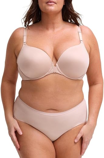 Torrid Women's Plus Size Perfect Coverage Lightly-Lined Smooth Front-Close Bra