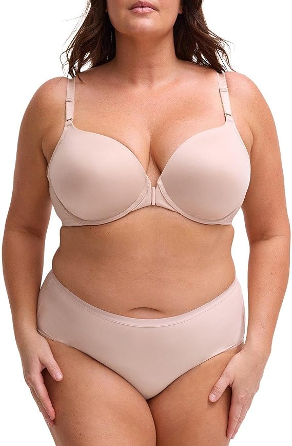 Torrid Women's Plus Size Perfect Coverage Lightly-Lined Smooth Front-Close Bra