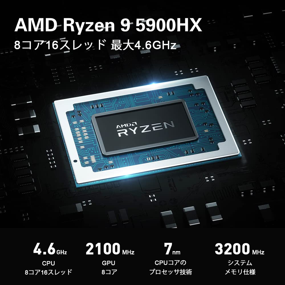 Amazon.co.jp: Beelink GTR5 ミニPC、AMD Ryzen 9 5900HX Mini