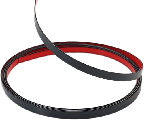 Moldura de pared y moldura de oro mate, tira flexible de bricolaje para espejo, piso, gabinete, techo, borde de azulejos (32.8 pies x 0.8 pulgadas)