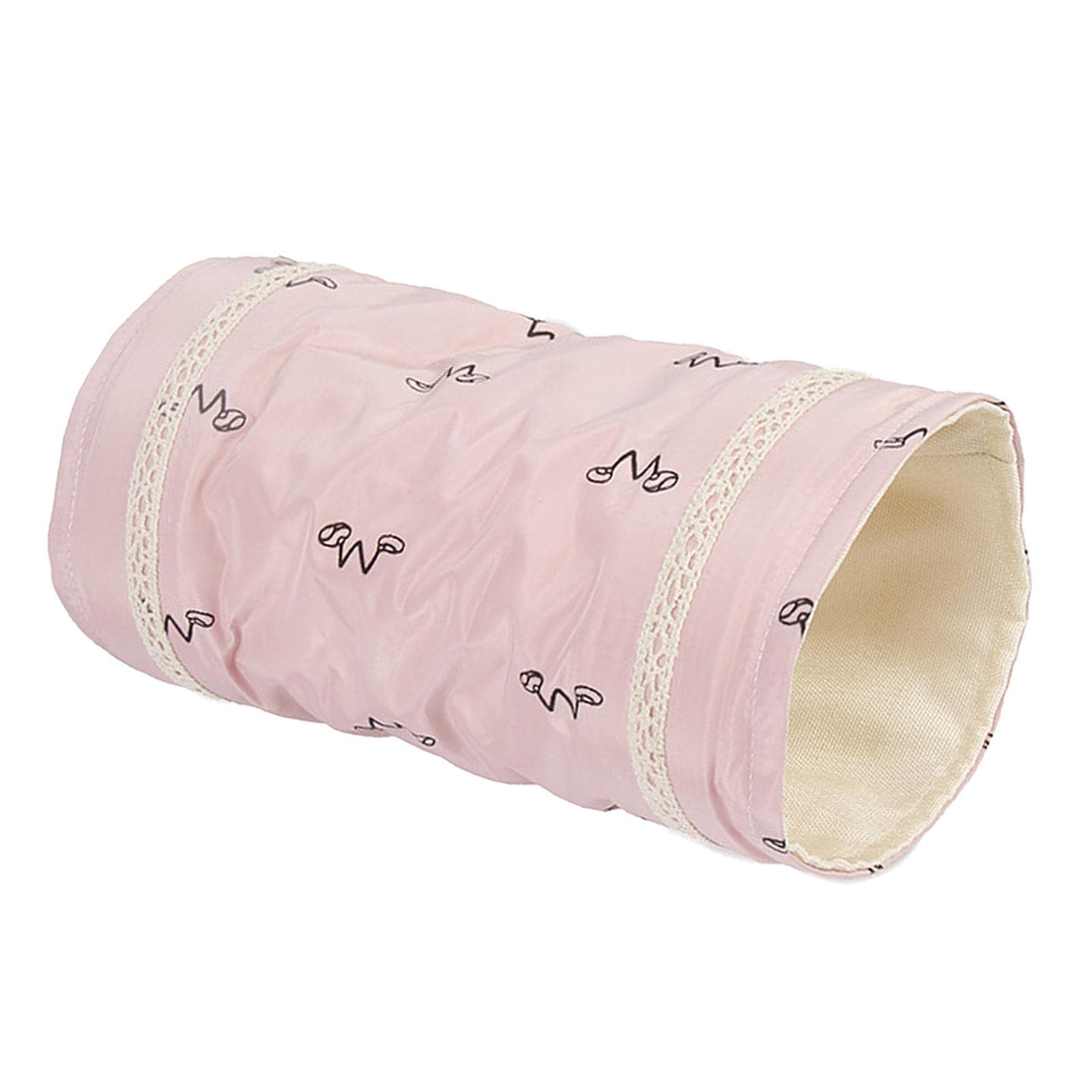 LYLA Hamster Tunnel Tubes Cage Toys Pipeline for Rabbit Animal Hamster Guinea Pig Pink 19X10Cm-image-26