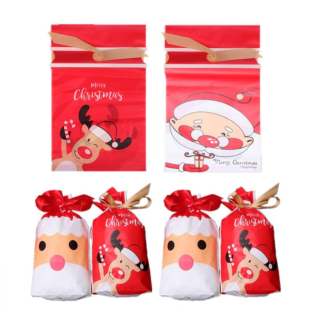 50 Pezzi Sacchetti Regalo di Carta, Sacchetti di Carta per Caraelle