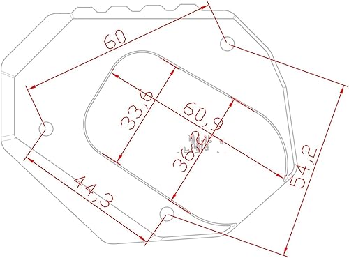 Miniatura 2 de Kickstand Enlarger Plate Motorcycle Kickstand Enlarge Motorcycle Side Stand Extension for B&MW F850 for GS F 750 850 for GSA F850GS F750GS 2018 2019