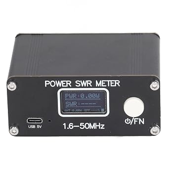 Hilitand SWR Meter 1.650MHz Watt Meter 150W HF Standing Ratio Meter Digital Meter for Measurement