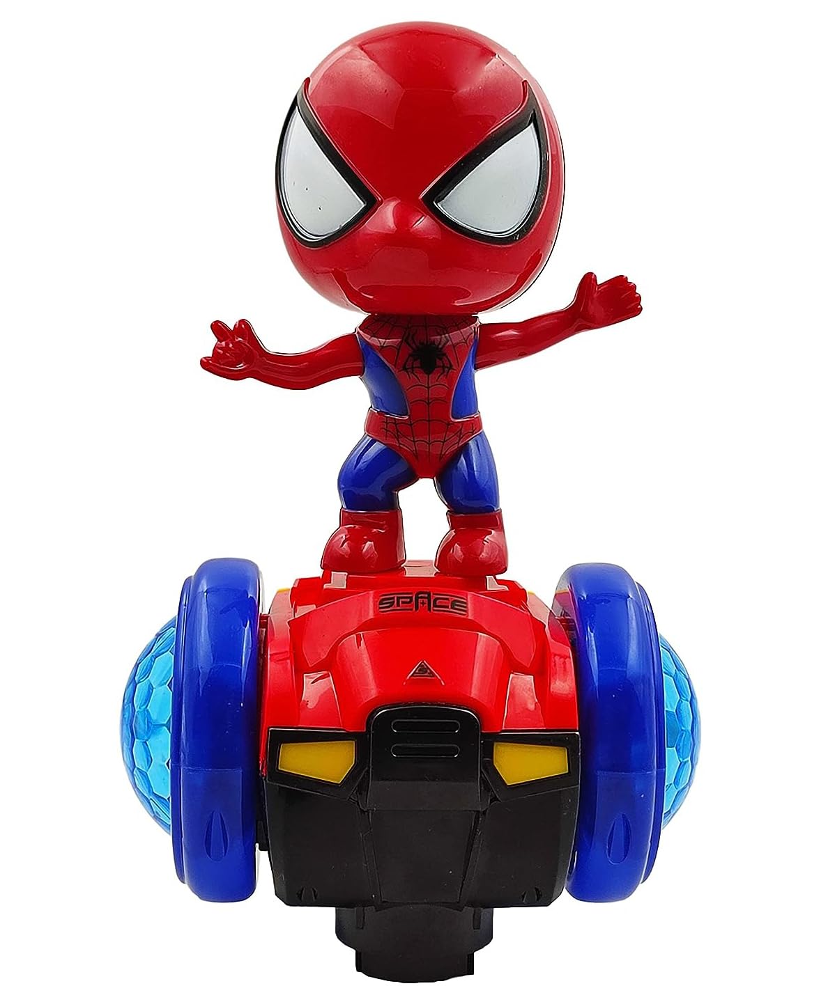 ABR Mall Dancing Robot Toys Car | Spiderman Action Figure Toy with Colorful Flashing 4D Light and Sound Effect | Musical Spiderman Toys | Super Spider Car | Birthday Gift for Boy,Kids and Toddlers (B0D6GD9R6W) Amazon Price History, Amazon Price Tracker
