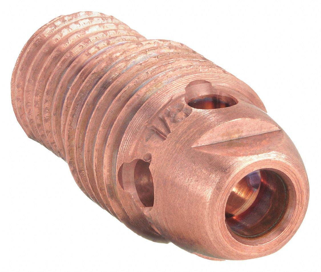 Collet Body, Copper, 1/8 in, PK5