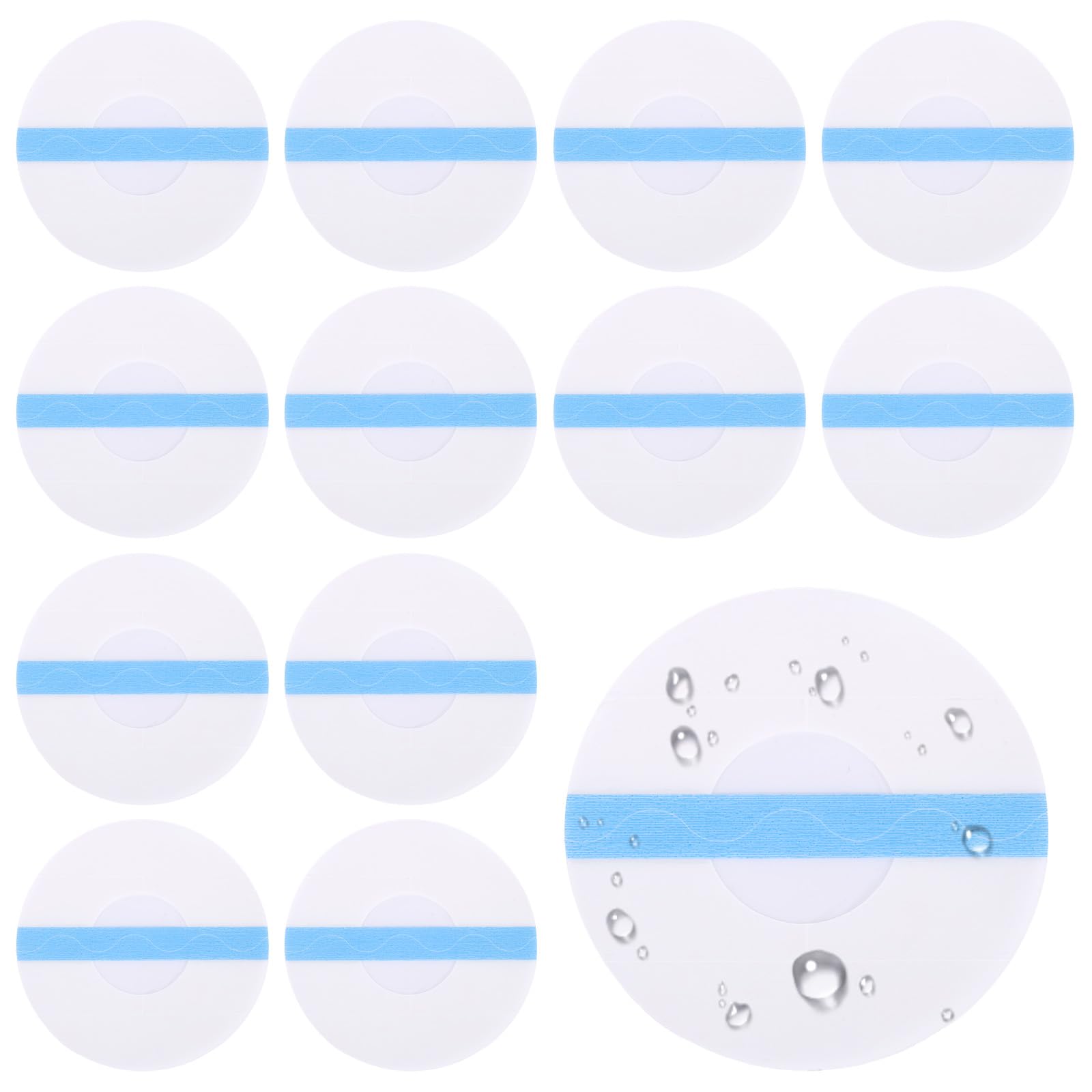 BOXOB 40pcs Sensor Covers for Libre 2/3, Waterproof Clear Sensor Protector Adhesive CGM Patches for Swimming Showering