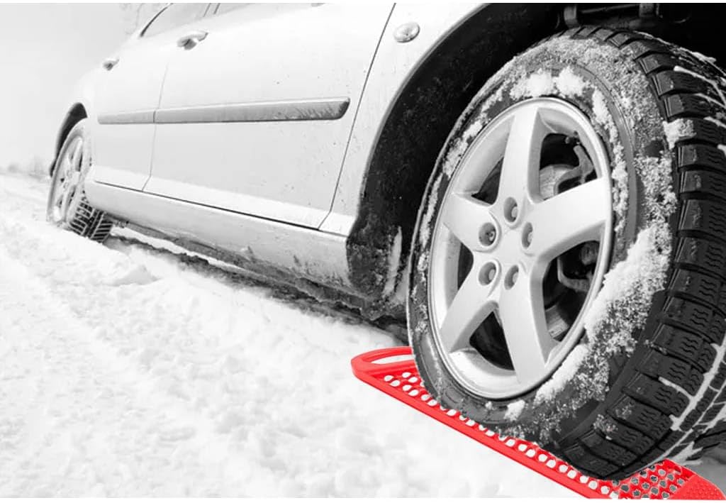 Vehicle Security Driving Equipment 2Pcs Car Recovery Board Anti-Skid Mats Track Off-Road Traction Boards