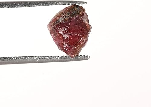 Miniatura 2 de GEMHUB Piedra natal cruda de enero granate áspero de 3.75 quilates para envolver alambre, cristal curativo para envolver alambres, M, Gema, granate