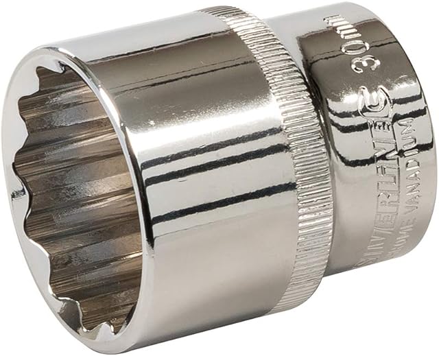 Silverline 736697 Socket 1/2" Drive 12pt Metric 30 mm
