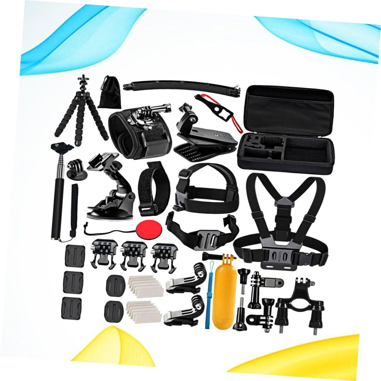 Gadpiparty Accessoires pour Caméra Kit Complet avec Trépied Flottant Et Support Ventouse pour Et