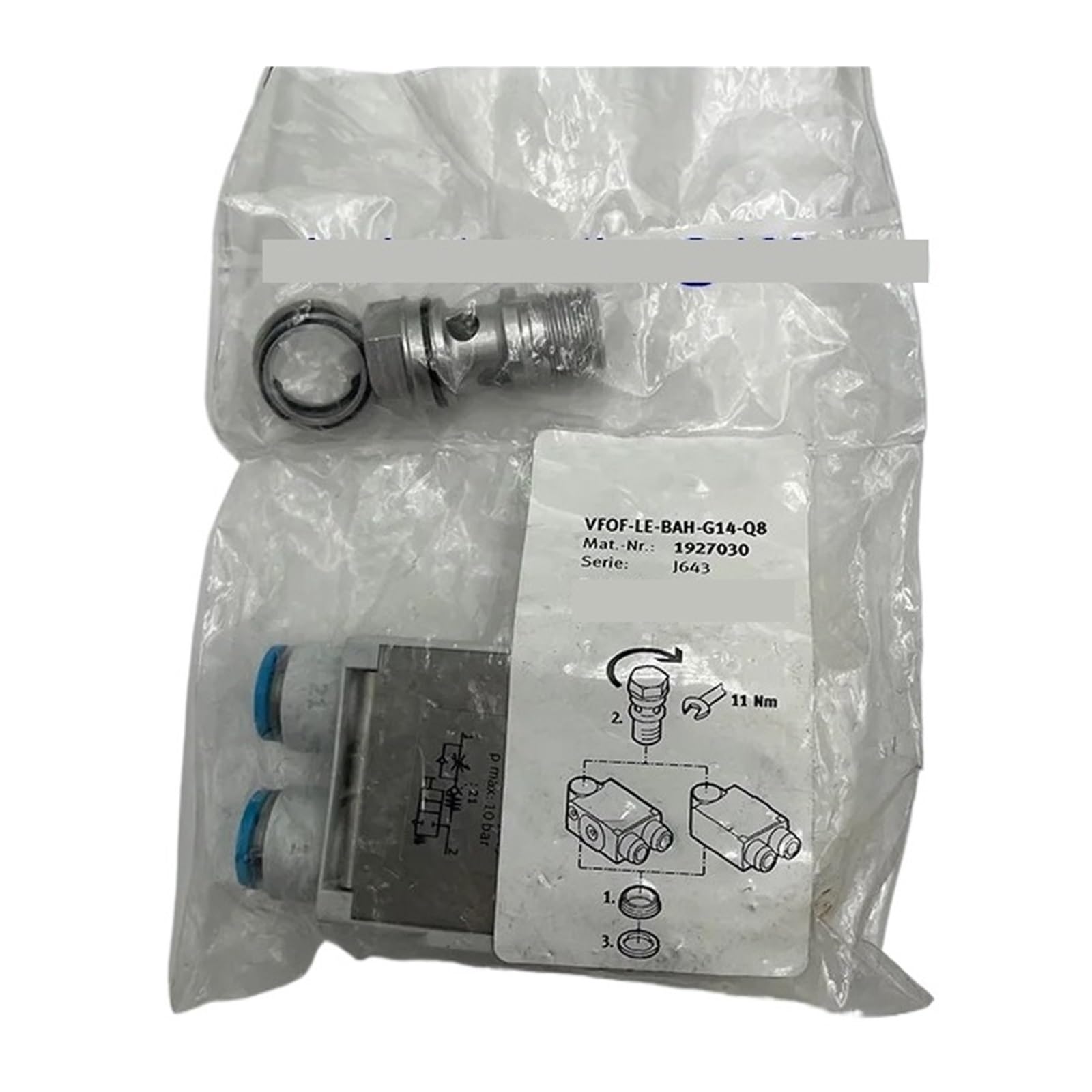 CXDFRSER VFOF-LE-BAH-G14-Q8 1927030 One-way Throttle Valve