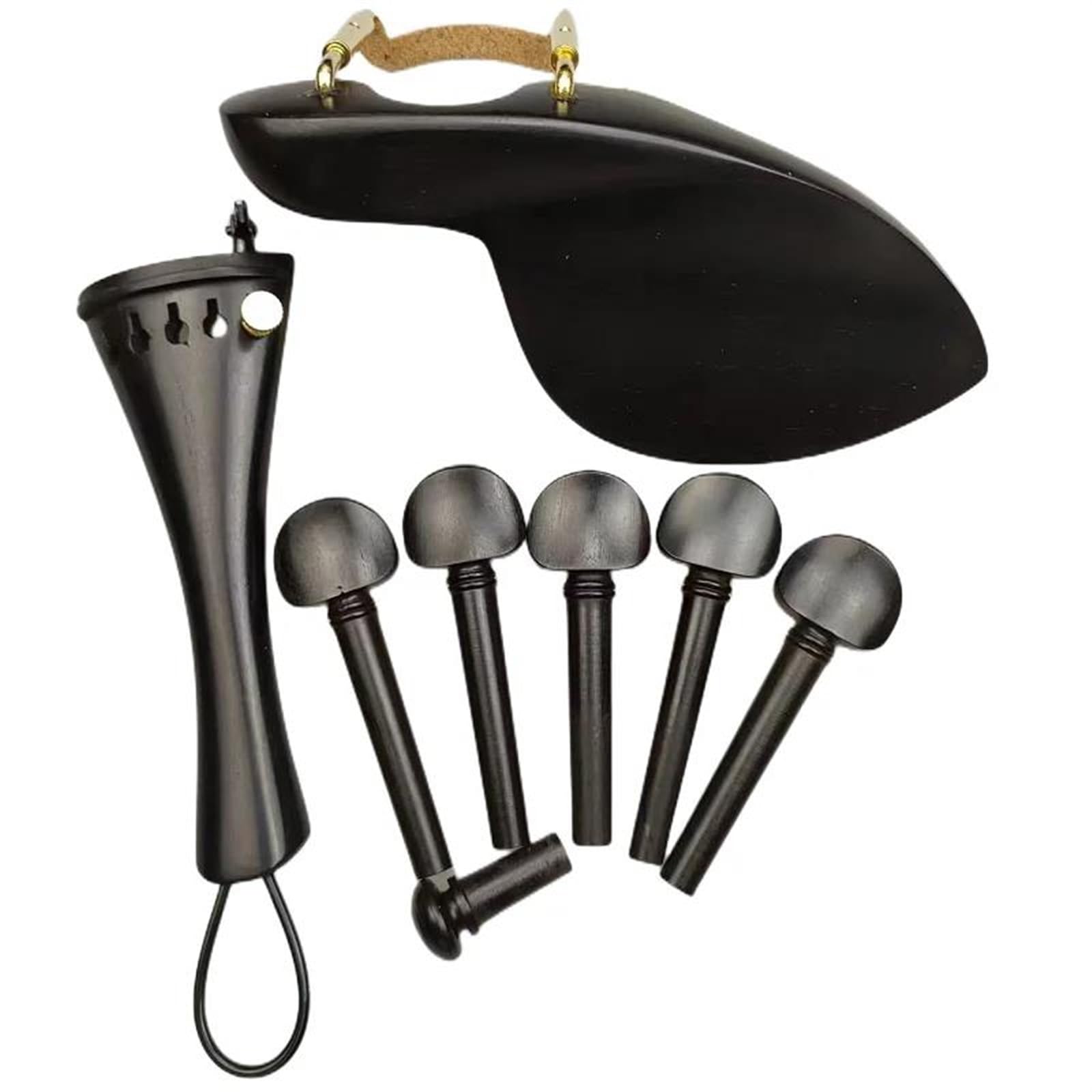 Parti di ricambio per violino Accessori Per Violino A 5 Corde Con Staffa Di Fissaggio Per Ferramenta Accordatore Fine Piroli Mentoniera