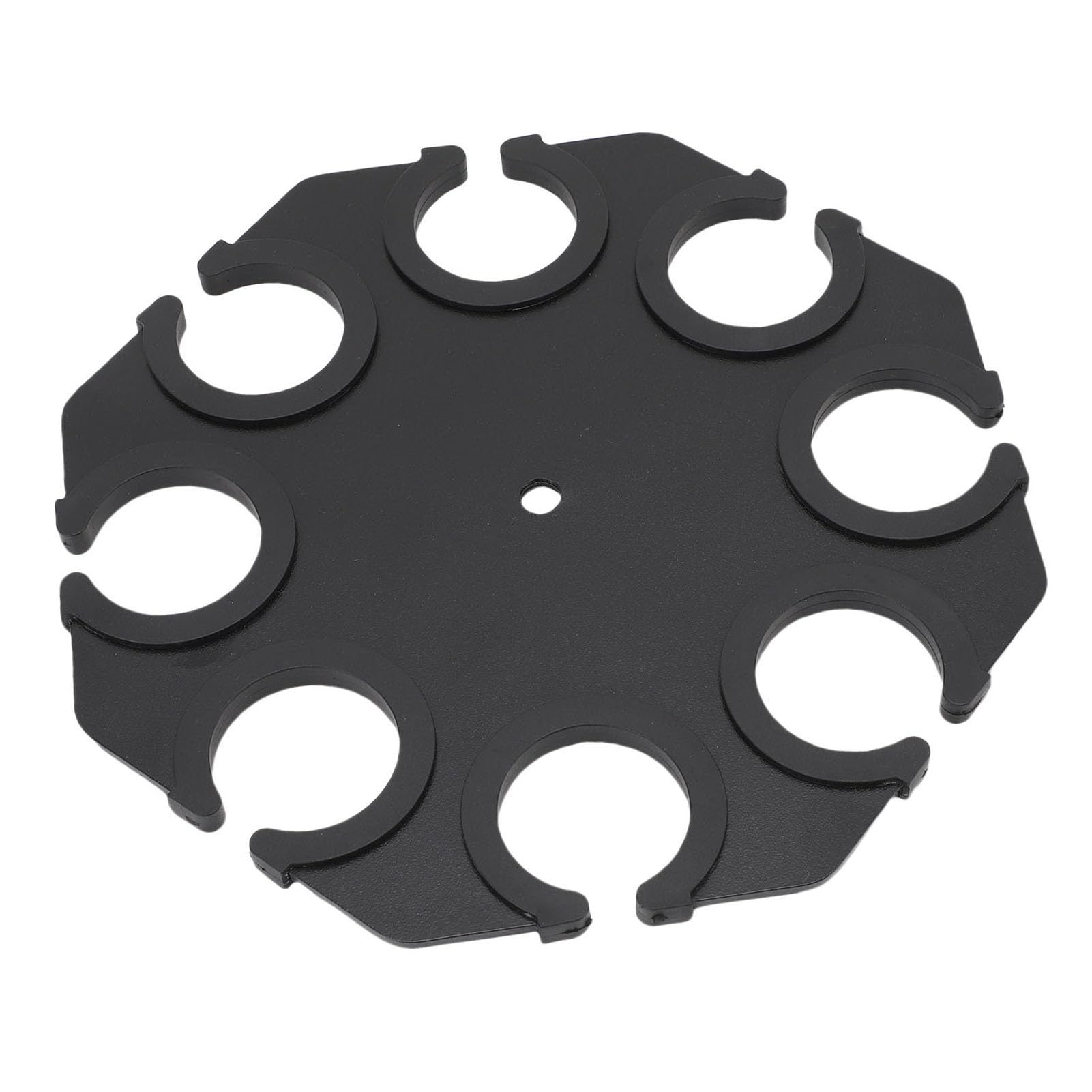 Multi Microphone Holder, orbicular Mic Holder with 8 Slots, Multiple Microphone Organizer and Display for Wired and Wireless Mics 3/8 Connection Thread