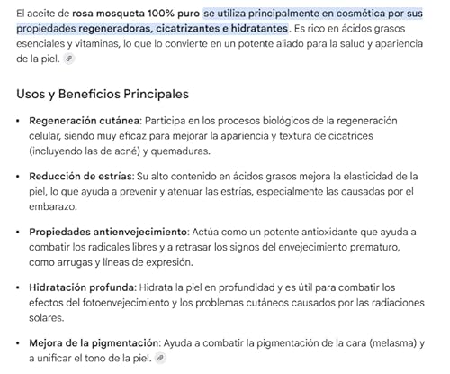 Aceite Rosa Mosqueta 100% Puro y Natural para Cicatrices 30 ml - imagen 3