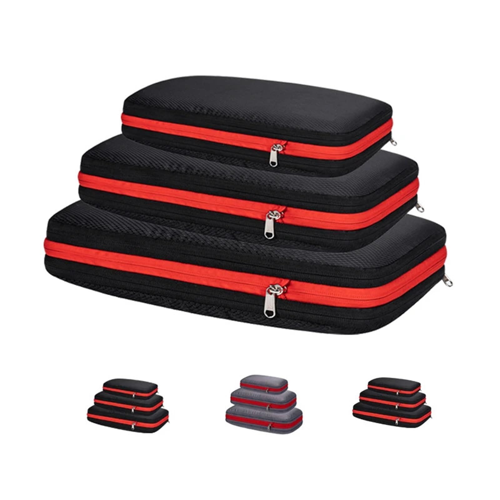 Organizzatore Da Viaggio, Compressione, Imballaggio, Sacchetti For Riporre I Vestiti, Grande Capacità, Impermeabile, Cubo Con Cerniera Organizer per valigie(Green)