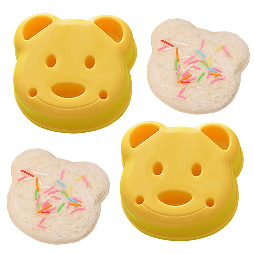 Moule à Pain Décoratif Arnest A-77762 - Tampons Ours Et Chat Pour Bento Box, Neuf