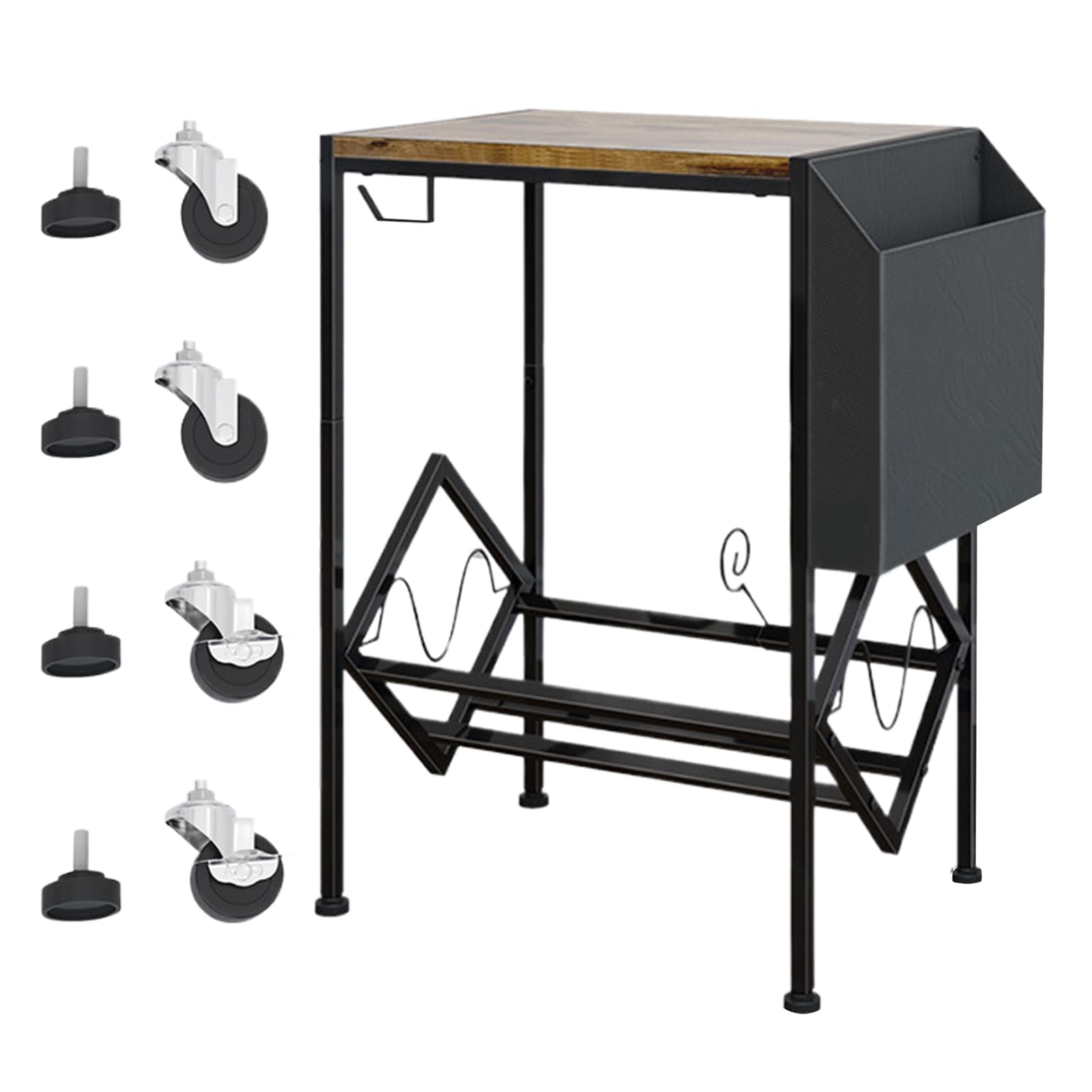 Espositore per dischi a doppio livello, in vinile, per casa, studio, ufficio, negozio, ideale per gli amanti della musica, elegante soluzione di archiviazione per dischi e oggetti da collezione