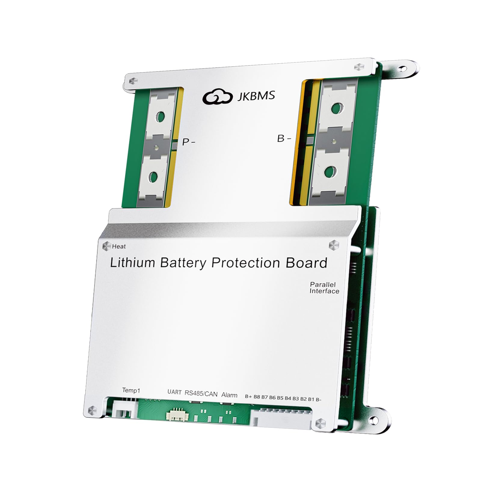 JKBMS Smart BMS 4S-8S 200A 1A Active Balance Build-in Bluetooth with RS485 PCB Battery Protection Board for LiFePO4 Li-ion LTO Battery Pack（JK-B1A8S20P）