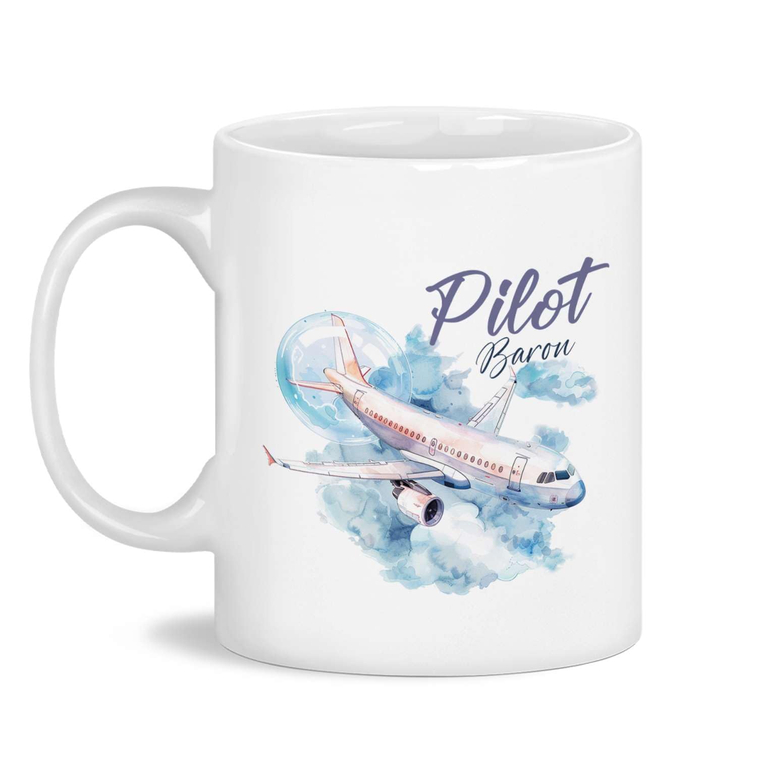 Amazon.com | Personalized Unique Plane Coffee Mug, Customized Name Pilot  Ceramic Cup Gifts, Custom Plane Enthusiast Tea Cup Decorative Mug For  Students On Graduation Day, New Pilot Travel Mugs: Coffee Cups &
