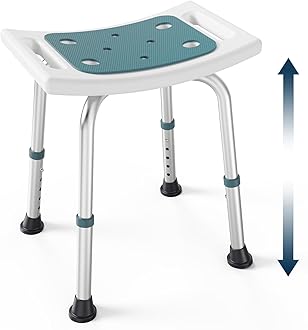 SS1 Teal Stainless Steel Shower Stool