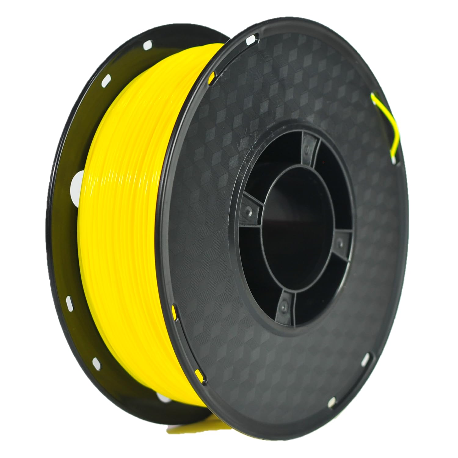 PLA+ Filament 1.75mm, PLA Plus 3D Printer Filament, RANKI PLA Filament Pro, Dimensional Accuracy +/- 0.03mm, 1kg Spool(2.2lbs), Fluorescent Yellow