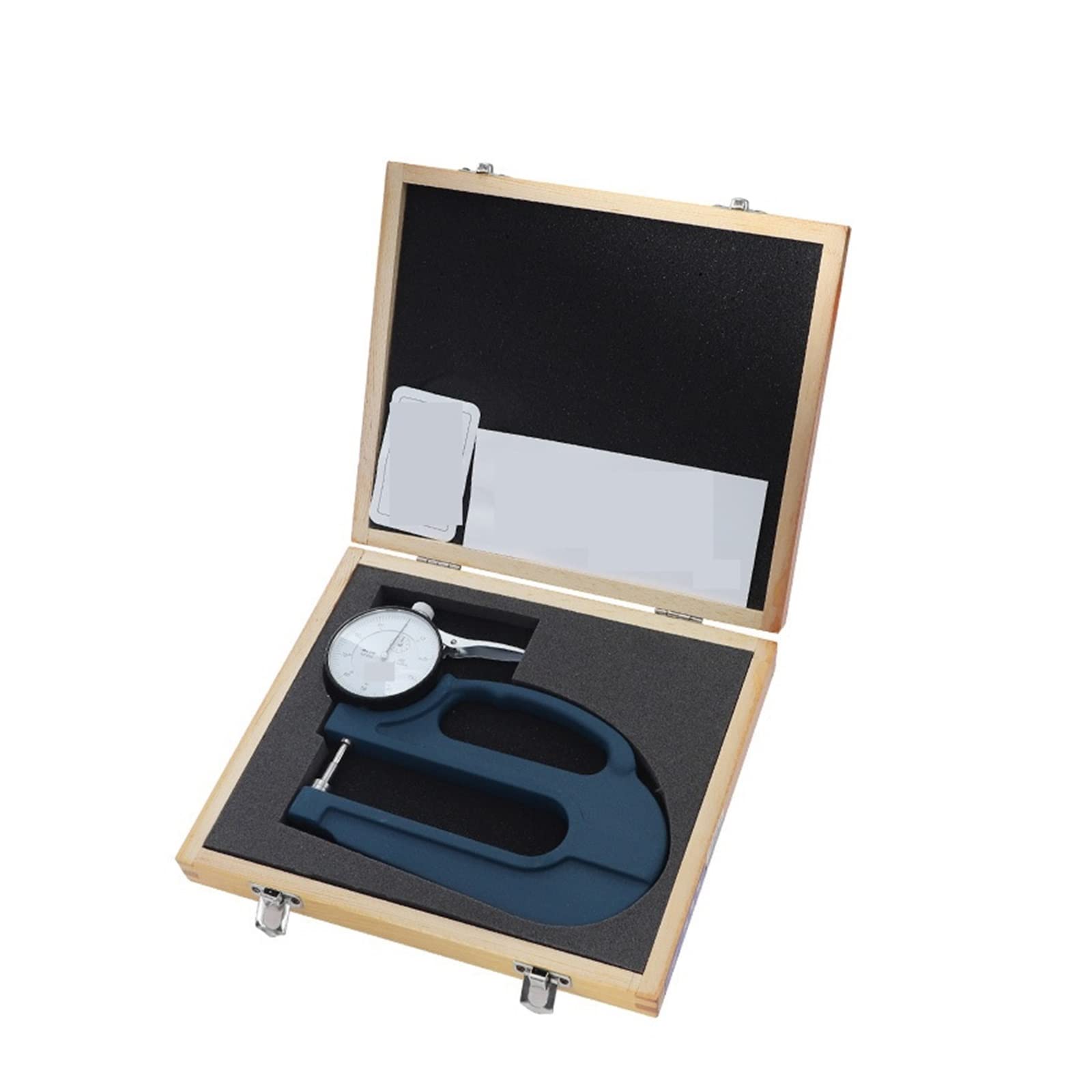 Digitales Mikrometer, Dickenmesser mit Messuhr 0-10x20/26/30/120 mm 0,01 for die Dickenmessung von Papier-Leder-Folienrohren(0-10x120mm)