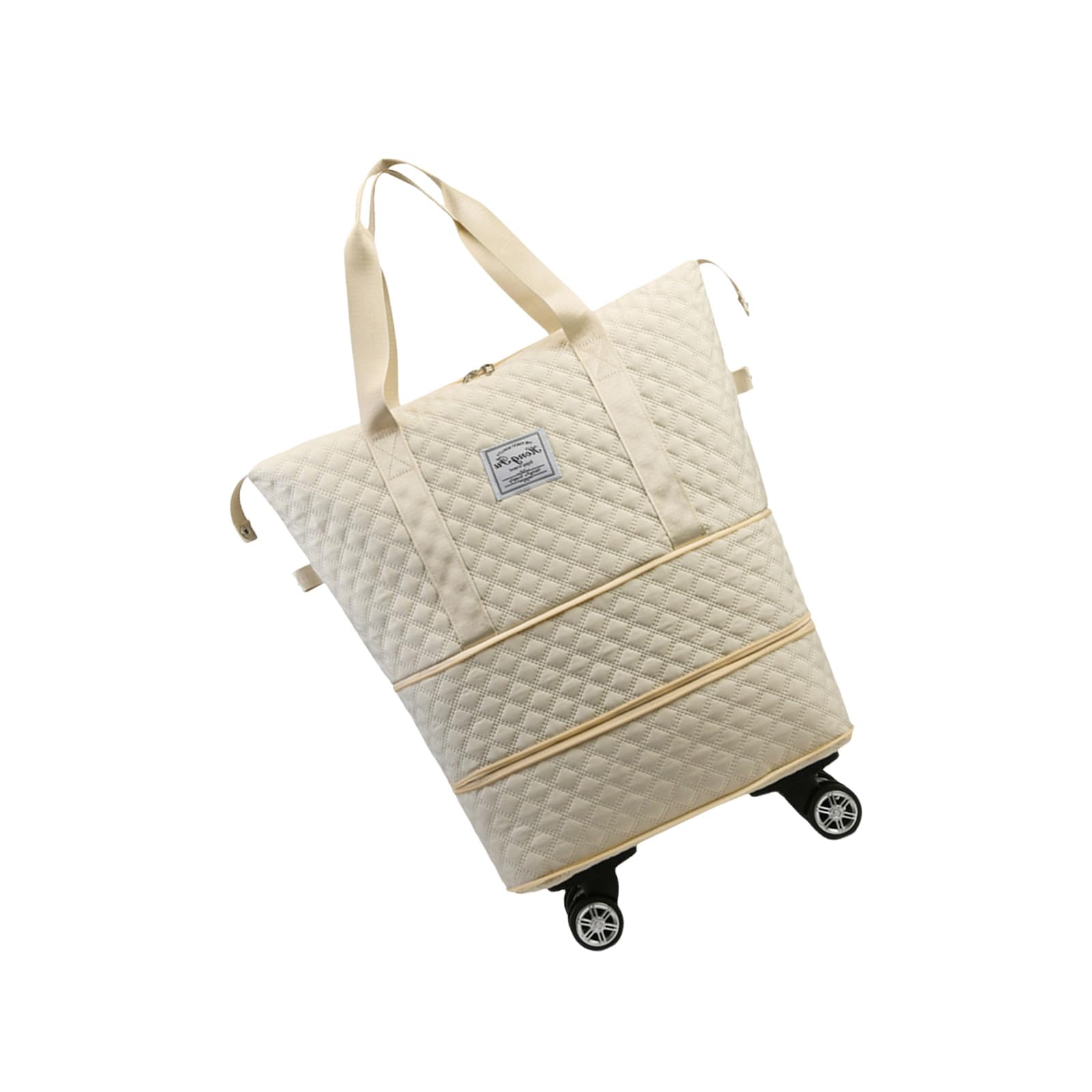 Bolsa de Fitness de Gran Capacidad, Viaje con Ruedas, para Fines de Semana, Equipaje expandible para la Noche, para Vacaciones, Deporte, Viaje Plegable con Ruedas