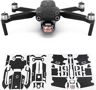 Wrapgrade Main Unit Skin DJI Compatible with DJI Air 2S (BLACK BUMPY CAMO)