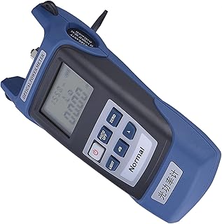 Medidor de fibra ótica, medidor de fibra ótica sensível e sensível Powerd Medidor de fibra ótica prático para vários ambientes de teste para dispositivos óticos de medida