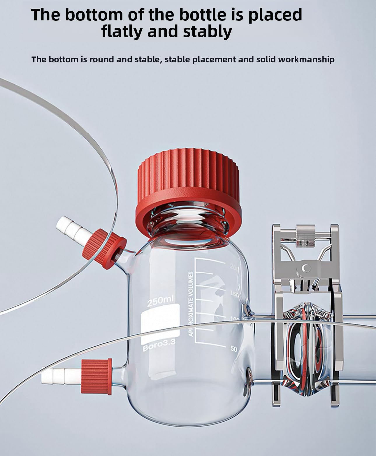 Zweikammer-Marine-Brennstoffzellenreaktor – Elektrolysezellen-Glasreaktor for den Laborgebrauch, 1 Stück(1000ml)