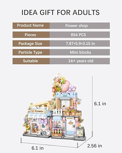 Vista 44 de Izakaya Shop - Juego de bloques de construcción japoneses Street View Izakaya, tienda temática, modelo creativo, mini ladrillos de construcción