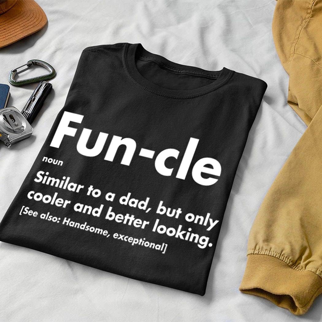 Funcle T-Shirt for Men - Funny Birthday Gifts Uncle Definition Father's Day - Image 7