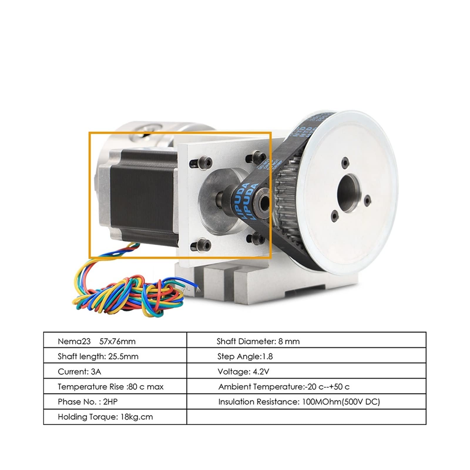 80mm CNC 4. Oś Głowica Dzieląca CNC/oś Obrotu/zestaw Osi Do Mini Router CNC/grawer Grawerka Drewna,Silnik Krokowy(4Jaw 80mm)