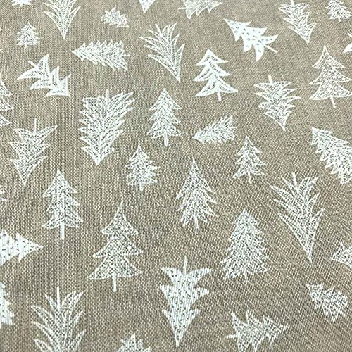 Mr.Hule | Mantel Navidad 250x140 cm, Mantel Navidad Loneta Algodón - Poliéster resinado Antimanchas, Mantel Navidad Impermeable no traspasan líquidos Cover