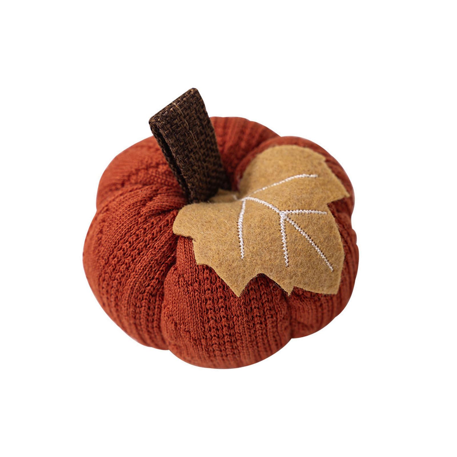 kmgfsd Seasonal Fabric Pumpkin Hanging Ornament Thanksgiving Autumn Decoration for Mantel Table Centerpiece Door Wall Thanksgiving Home Decorations