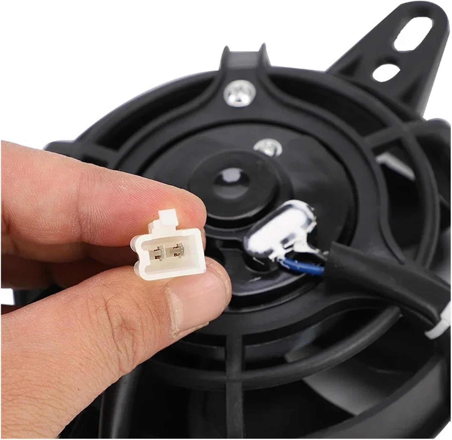 SSIMOO Motorcycle Radiator Fan Cooling Fans Dirt Bike 50-250cc Oil Cooler ATV Motocross 12V Enduro Electrofan Engine Parts Accessories