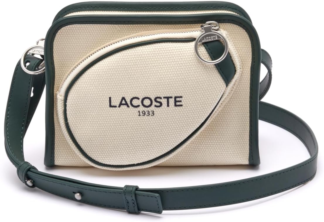 LACOSTE ヘリテージキャンバス テニススタイルショルダーバッグ LACOSTE（ラコステ）の「ヘリテージキャンバス テニススタイル