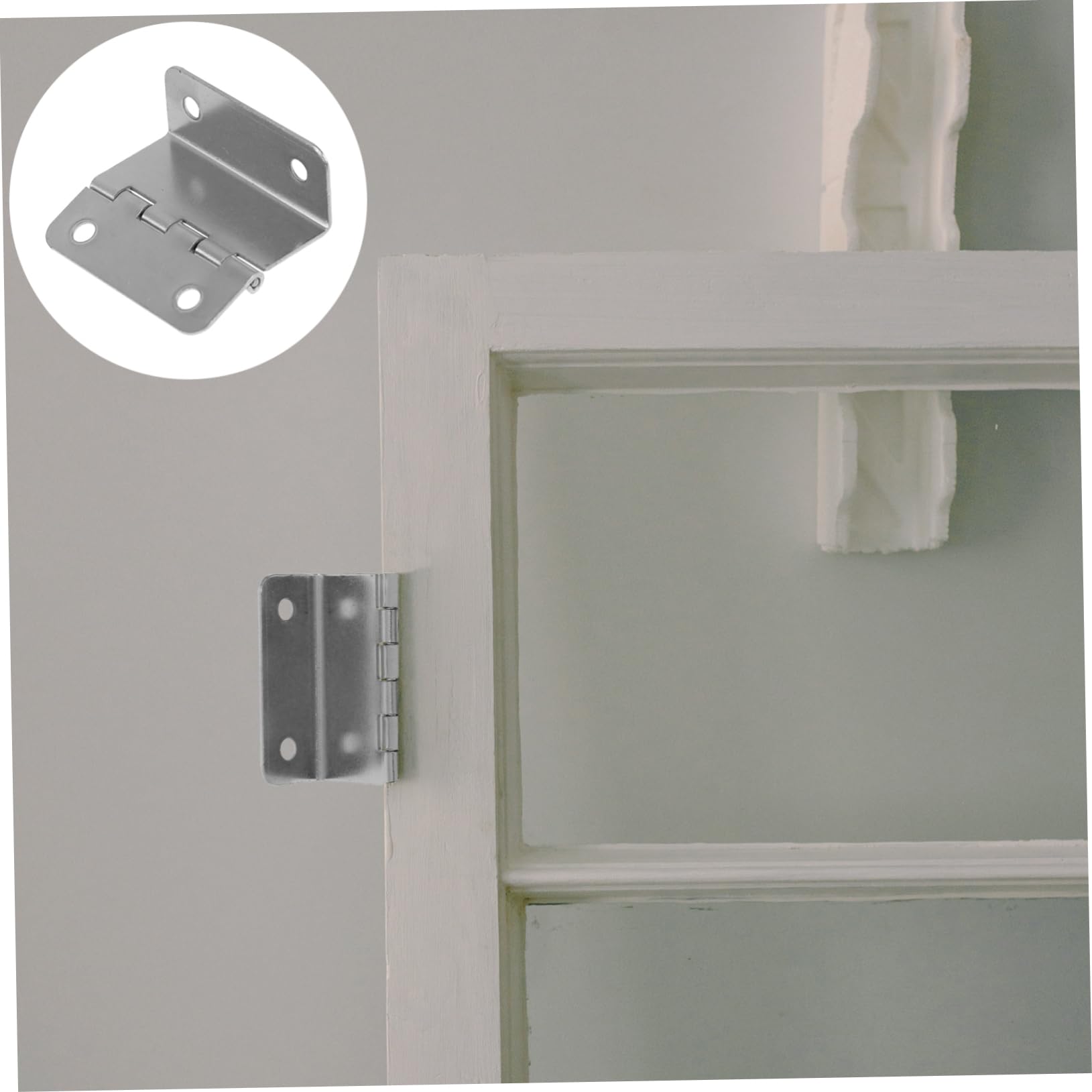 3 Cerniere A Chiusura Automatica Farfalla In Acciaio - Per Porte E Zanzariere - Foto 4