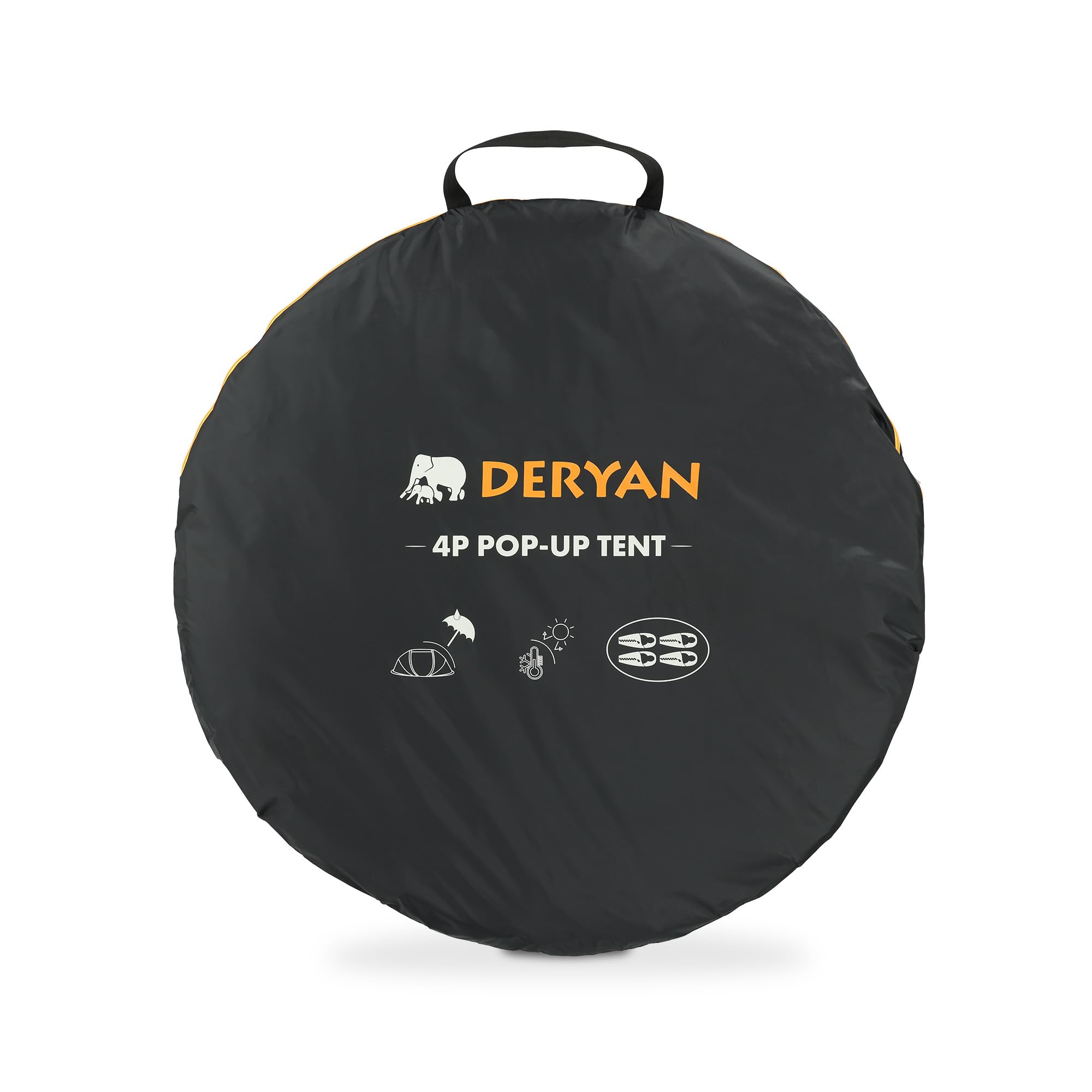 DERYAN Tenda pop-up per 4 persone, montaggio in 1 secondo, impermeabile