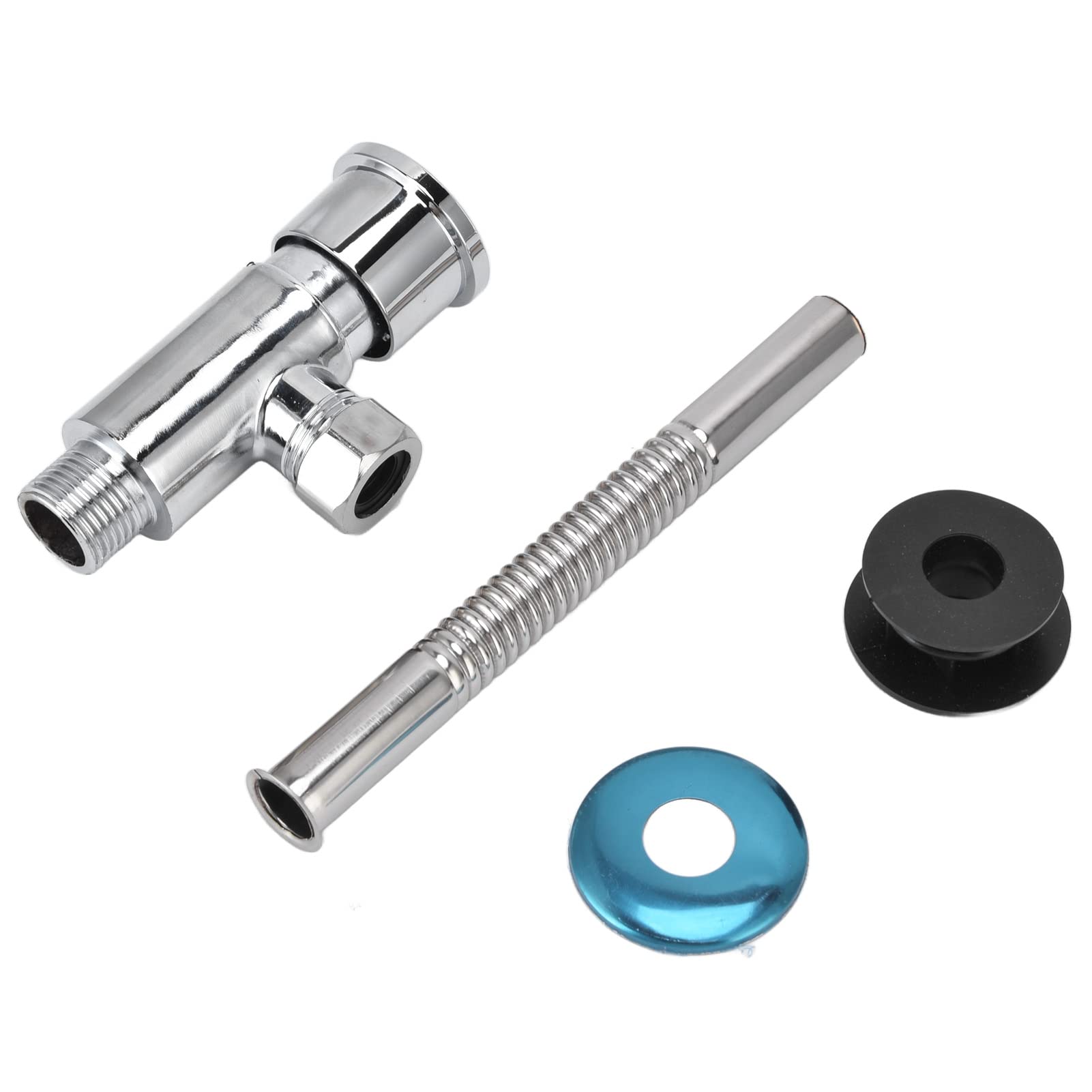 FLEXMAN Urinal Flush Valve, Zinc Alloy Flush Valve with Hand Push